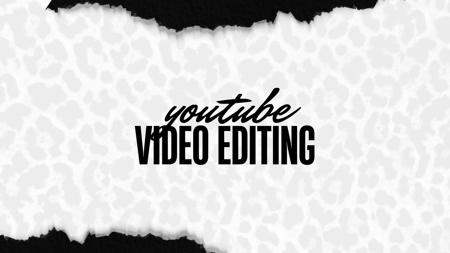 FULL VIDEO EDITING